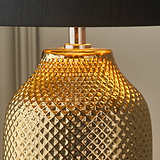 Nova Ceramic Table Lamp Gold from Roseland Furniture