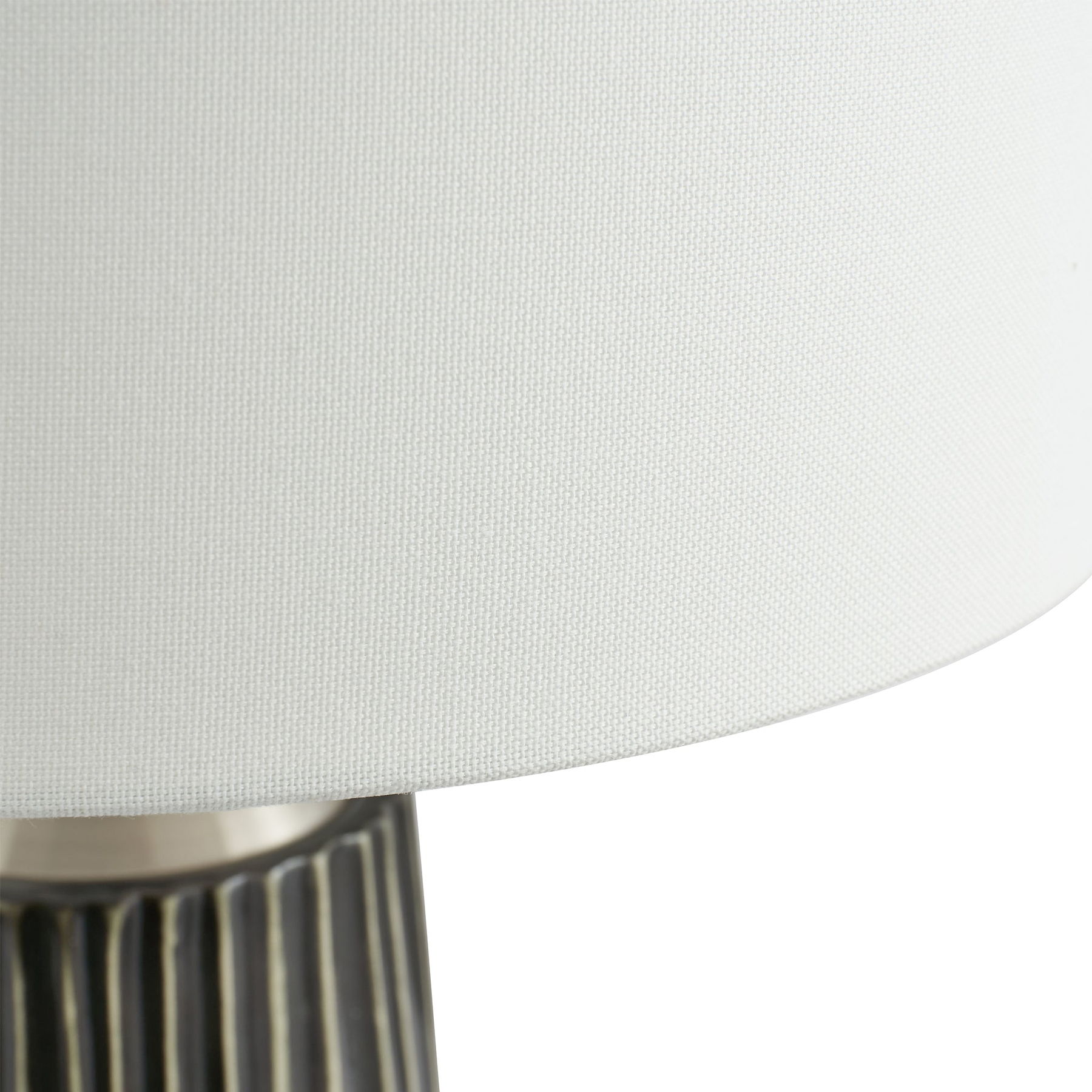 Artemis Textured Brushed Silver Tall Table Lamp from Roseland Furniture