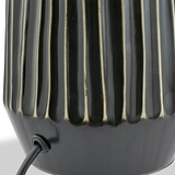 Artemis Textured Brushed Silver Tall Table Lamp from Roseland Furniture