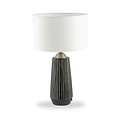 Artemis Textured Brushed Silver Tall Table Lamp from Roseland Furniture