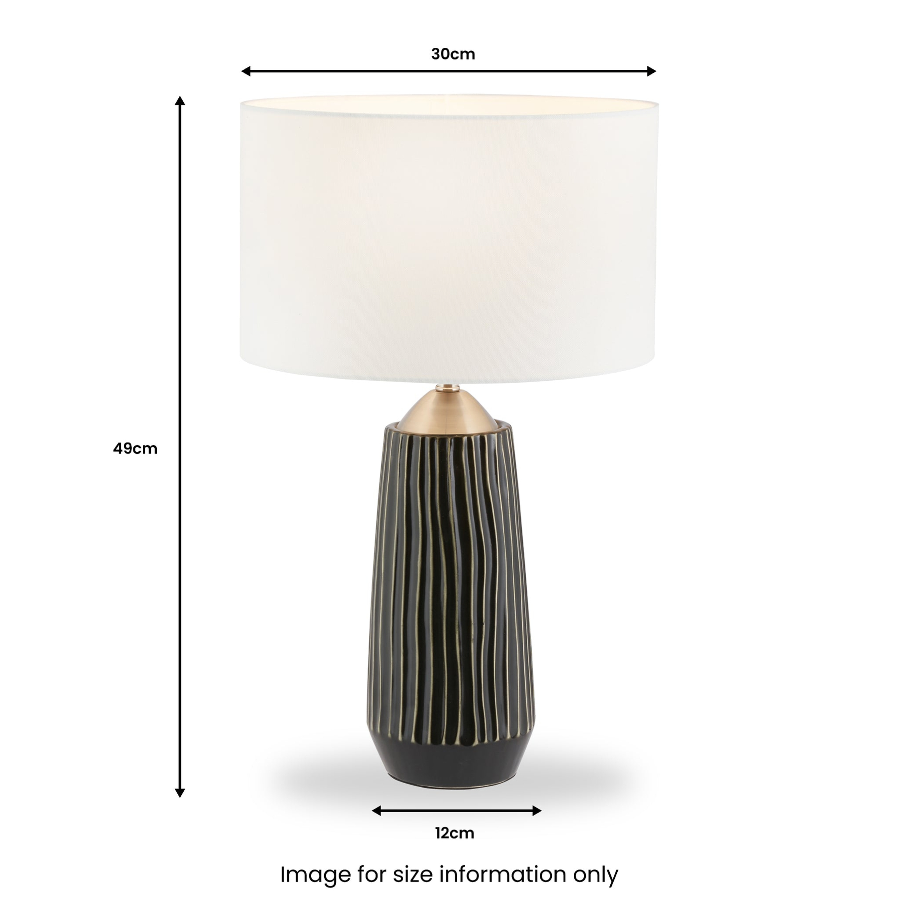 Artemis Textured Brushed Silver Tall Table Lamp from Roseland Furniture