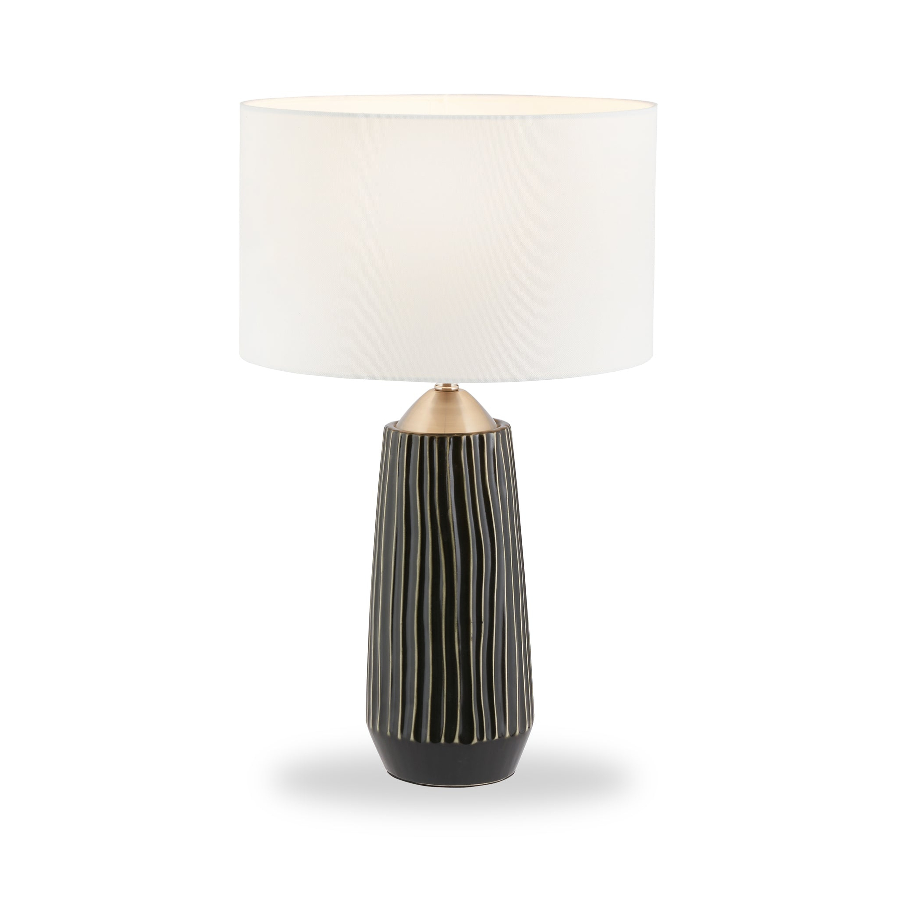 Artemis Textured Brushed Silver Tall Table Lamp from Roseland Furniture