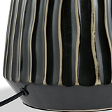 Artemis Textured Brushed Silver Table Lamp from Roseland Furniture
