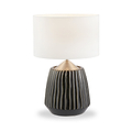 Artemis Textured Brushed Silver Table Lamp from Roseland Furniture
