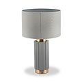 Ionic Textured Ceramic Table Lamp Grey from Roseland Furniture