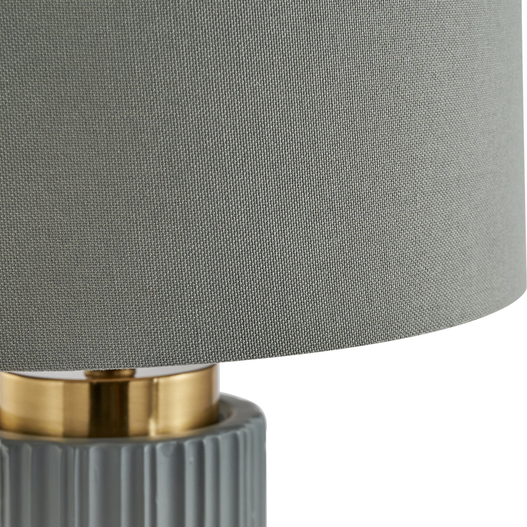 Ionic Textured Ceramic Table Lamp Grey from Roseland Furniture