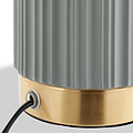 Ionic Textured Ceramic Table Lamp Grey from Roseland Furniture