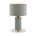 Ionic Textured Ceramic Table Lamp Grey from Roseland Furniture