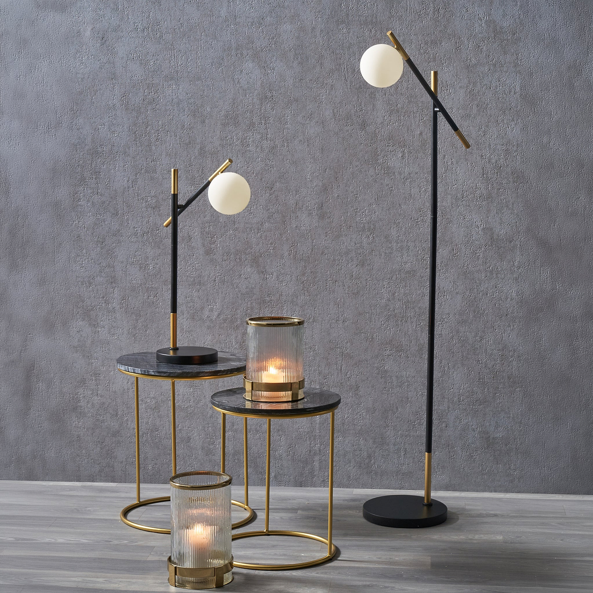 Wanda Orb Table Lamp from Roseland Furniture