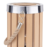 Austell Lantern Table Lamp Natural Wood from Roseland Furniture