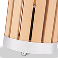 Austell Lantern Table Lamp Natural Wood from Roseland Furniture
