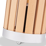 Austell Lantern Table Lamp Natural Wood from Roseland Furniture