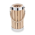 Austell Lantern Table Lamp Natural Wood from Roseland Furniture