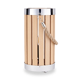 Austell Lantern Table Lamp Natural Wood from Roseland Furniture