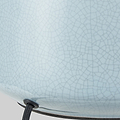 Nora Crackle Effect Table Lamp Duck Egg Blue from Roseland Furniture