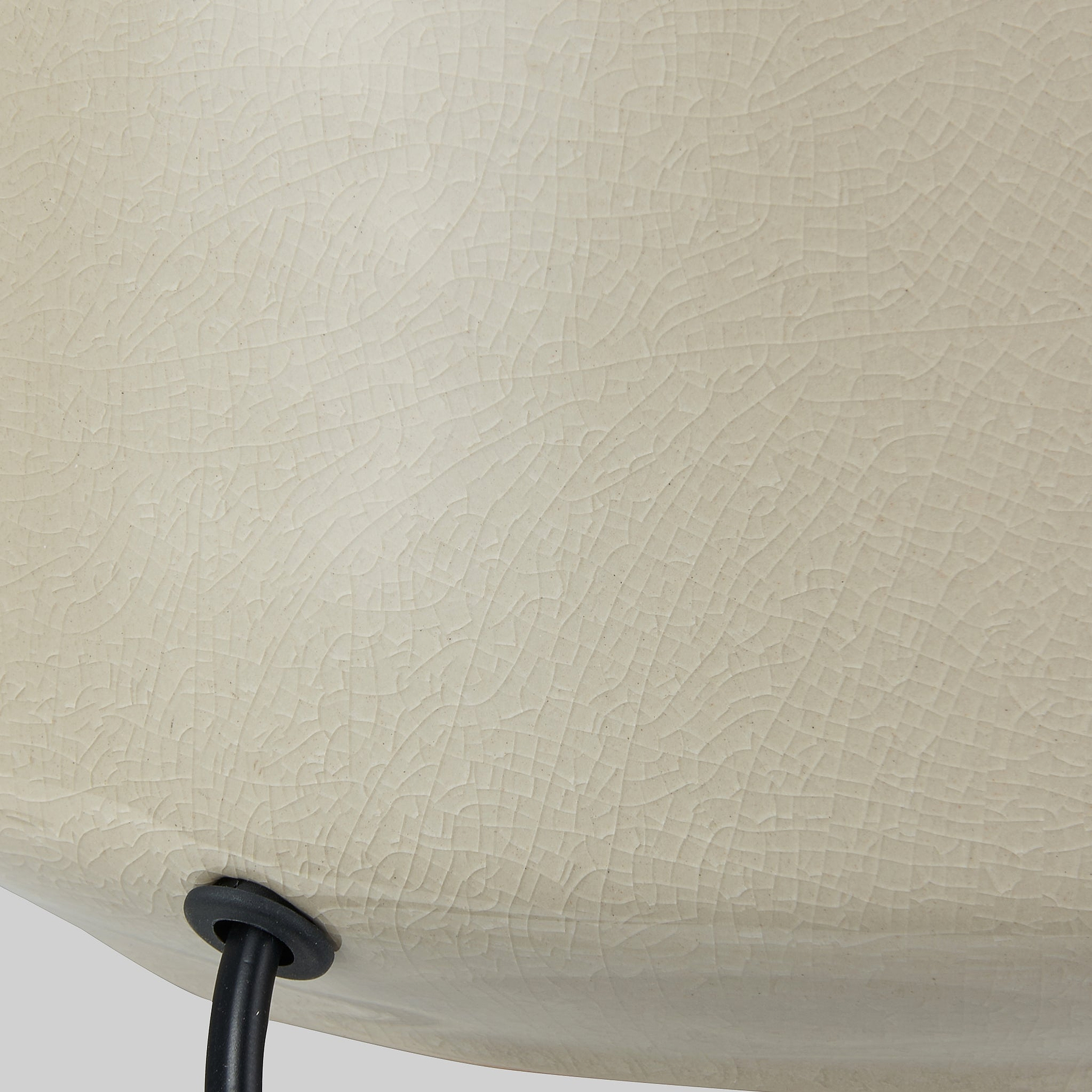 Nora Crackle Effect Table Lamp Cream from Roseland Furniture