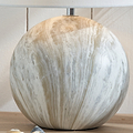 Viejo Stone Effect Ceramic Table Lamp Grey from Roseland Furniture