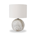 Viejo Stone Effect Ceramic Table Lamp Grey from Roseland Furniture