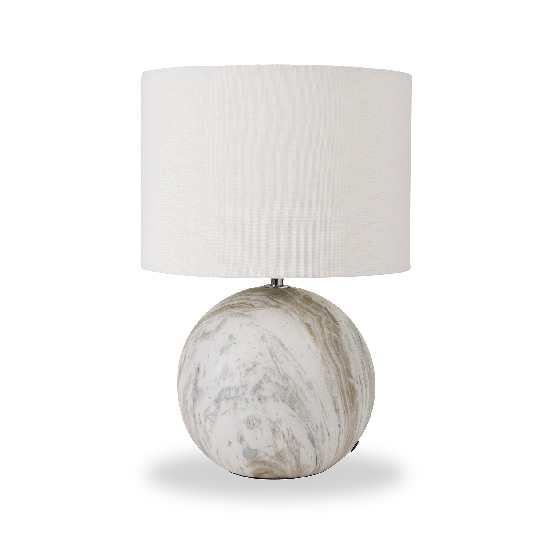 Viejo Stone Effect Ceramic Table Lamp Grey from Roseland Furniture