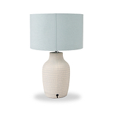 Kai Tall Ceramic Table Lamp Duck Egg from Roseland Furniture