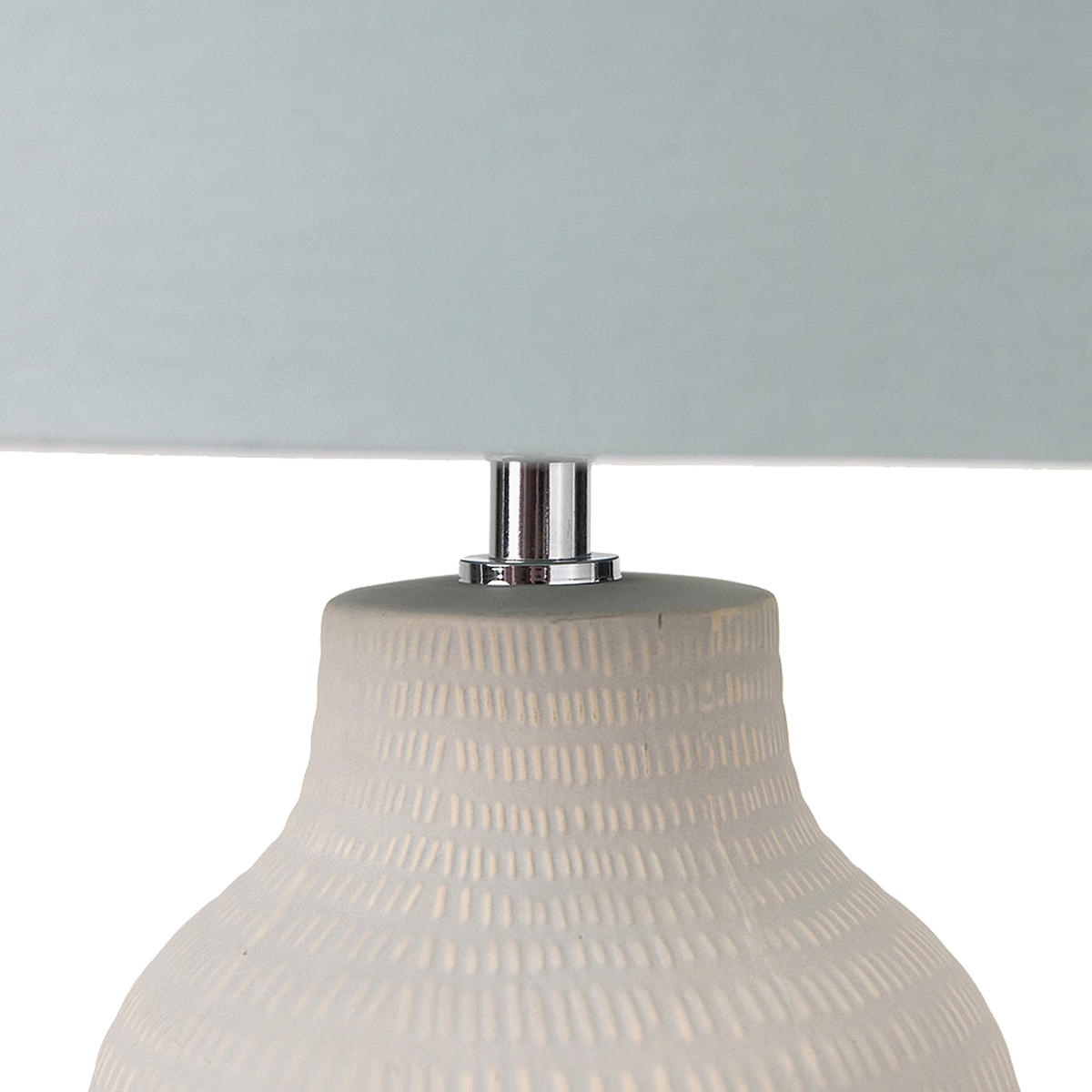 Kai Tall Ceramic Table Lamp Duck Egg from Roseland Furniture