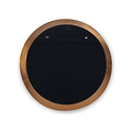 Venice Angled Frame Round Wall Mirror BGold S from Roseland Furniture