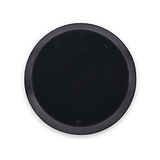 Venice Angled Frame Round Wall Mirror Graphite S from Roseland Furniture