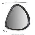 Cosmo Curved Wall Mirror from Roseland Furniture