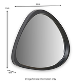 Cosmo Curved Wall Mirror from Roseland Furniture