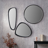 Aster Deep Edge Round Wall Mirror from Roseland Furniture