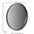 Aster Deep Edge Round Wall Mirror from Roseland Furniture