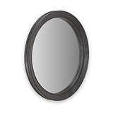 Elwood Black Fir Effect Wall Mirror from Roseland Furniture