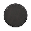 Elwood Black Fir Effect Wall Mirror from Roseland Furniture