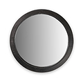 Elwood Black Fir Effect Wall Mirror from Roseland Furniture