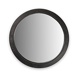 Elwood Black Fir Effect Wall Mirror from Roseland Furniture