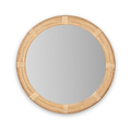 Amara Natural Bamboo Framed Wall Mirror from Roseland Furniture