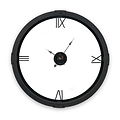Vermont Walnut Wood Effect Wall Clock from Roseland Furniture