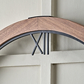 Vermont Walnut Wood Effect Wall Clock from Roseland Furniture