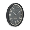 Bormio Wall Clock Black from Roseland Furniture