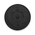 Bormio Wall Clock Black from Roseland Furniture
