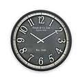 Bormio Wall Clock Black from Roseland Furniture