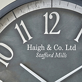 Bormio Wall Clock Black from Roseland Furniture