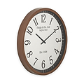Bormio Wall Clock Brown from Roseland Furniture