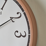 Bormio Wall Clock Brown from Roseland Furniture