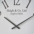 Bormio Wall Clock Brown from Roseland Furniture