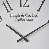 Bormio Wall Clock Brown from Roseland Furniture