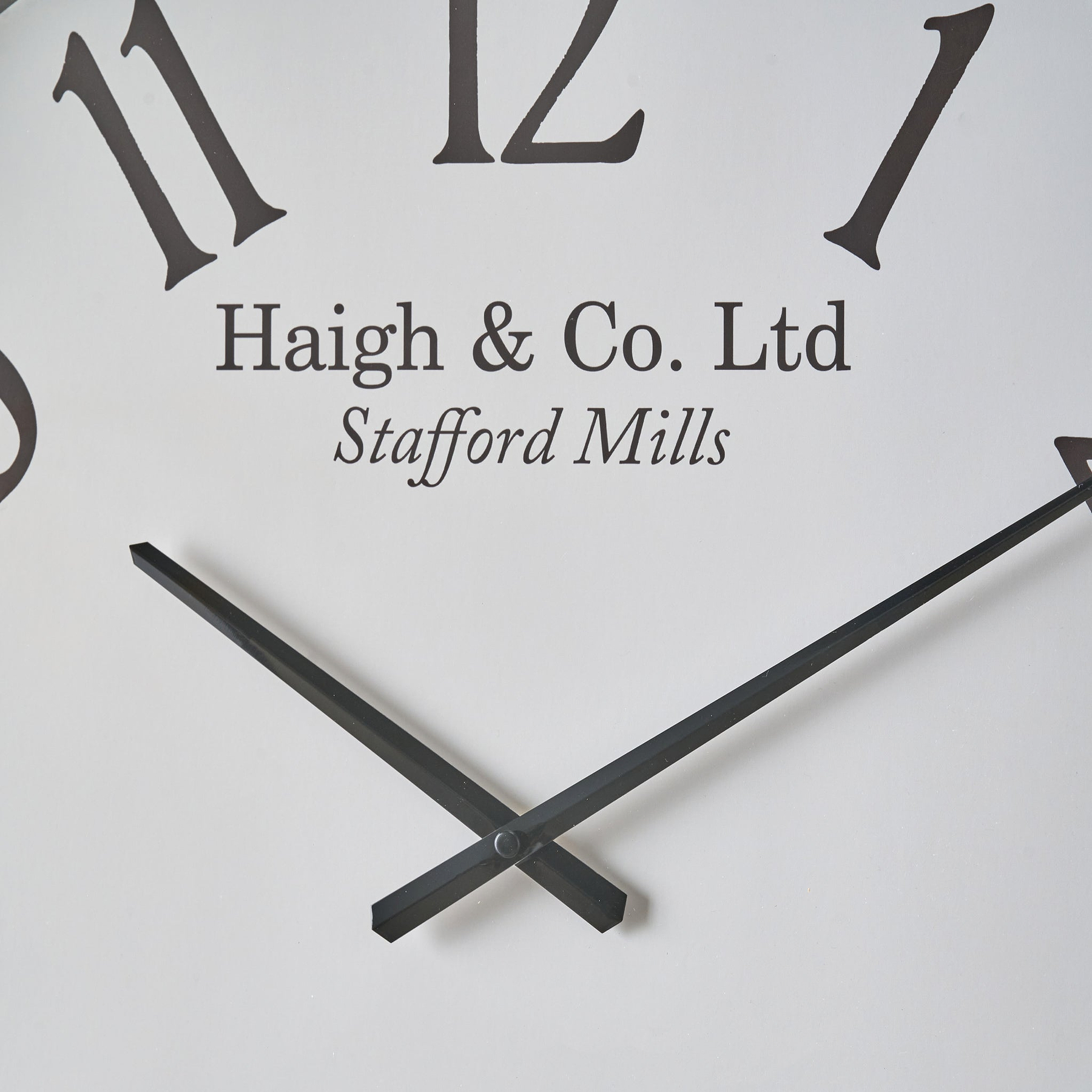 Bormio Wall Clock Brown from Roseland Furniture