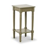 Heritage Olive Pine Wood Accent Table from Roseland Furniture