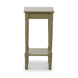 Heritage Olive Pine Wood Accent Table from Roseland Furniture