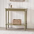 Heritage Olive Pine Wood Console Table from Roseland Furniture